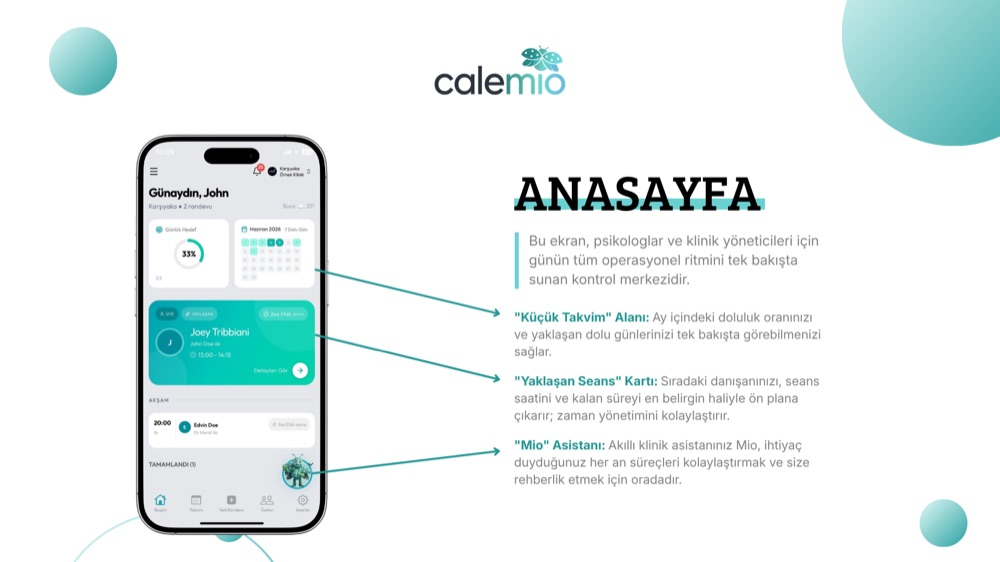 Calemio App Guide — 3/4